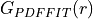 G_{PDFFIT}(r)